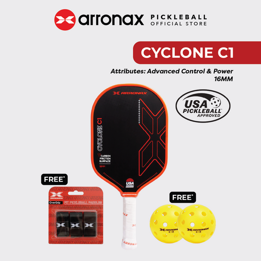 Cyclone C1 Carbon Traction Pickleball Paddle (16mm)