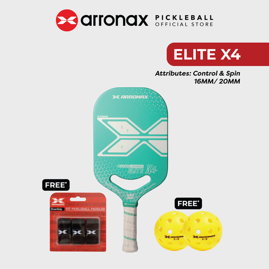 ARRONAX Elite X4 Carbon Fiber T700 Plus EVA Pickleball Paddle (16mm / 20mm)