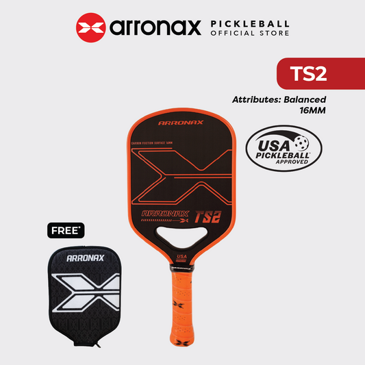 TS2 Carbon Fiber Pickleball Paddle (16mm)