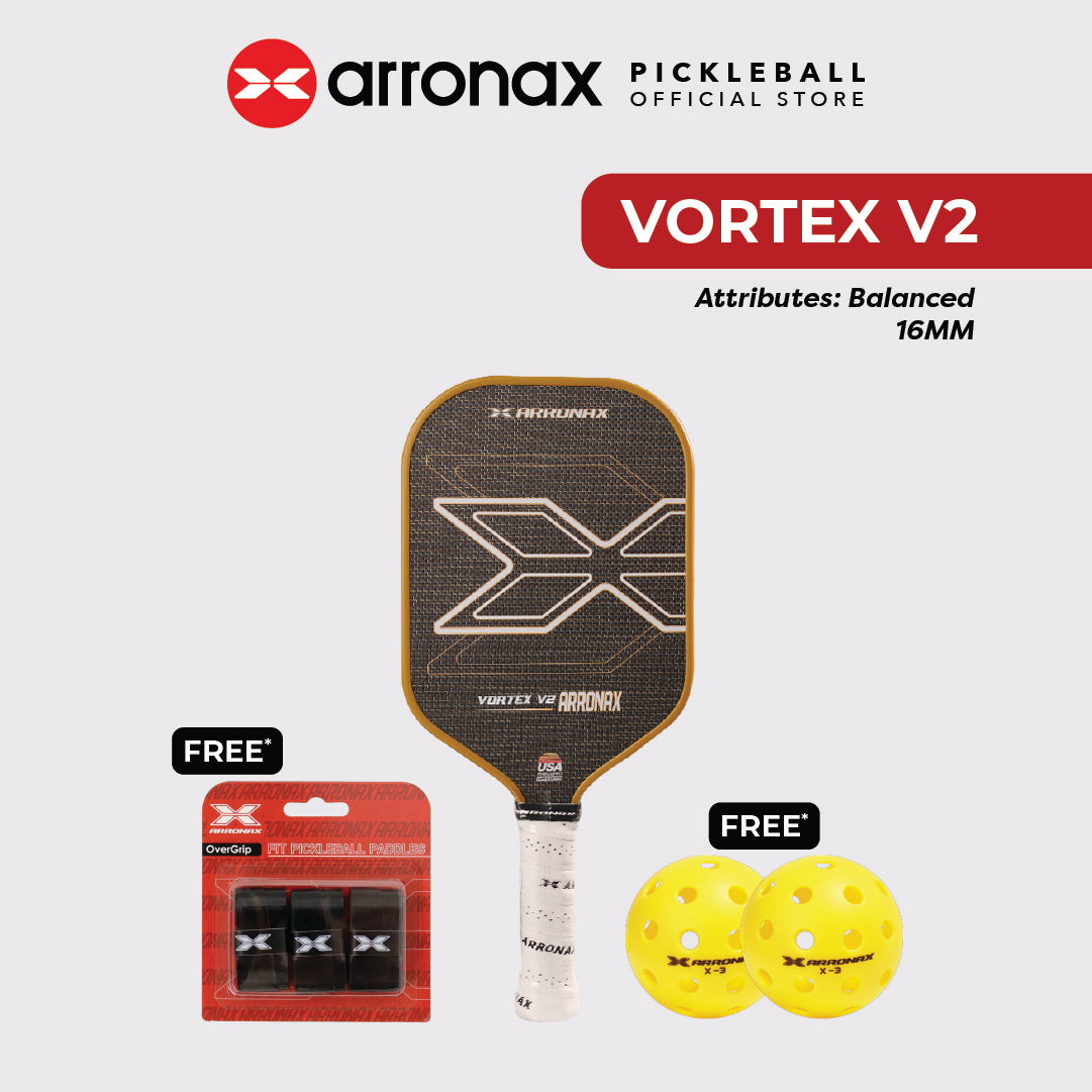 Arronax Vortex V2 USAPA Approved_PIckleball Paddle_1