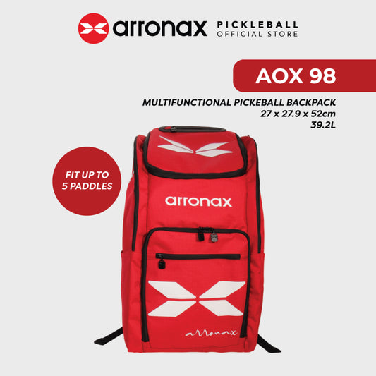 ARRONAX AOX96 Hoops Elite Pickleball Backpack - Waterproof, Multifunctional Sports Dual-Shoulder Bag