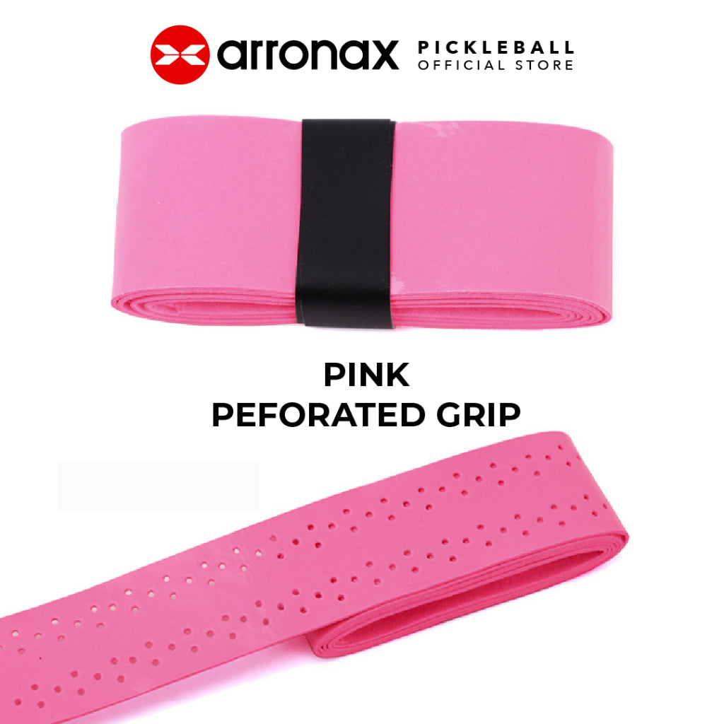 Arronax Premium PU Leather Pickleball Grip Sweat-Absorbing Non-Slip Ribbed for Superior Comfort