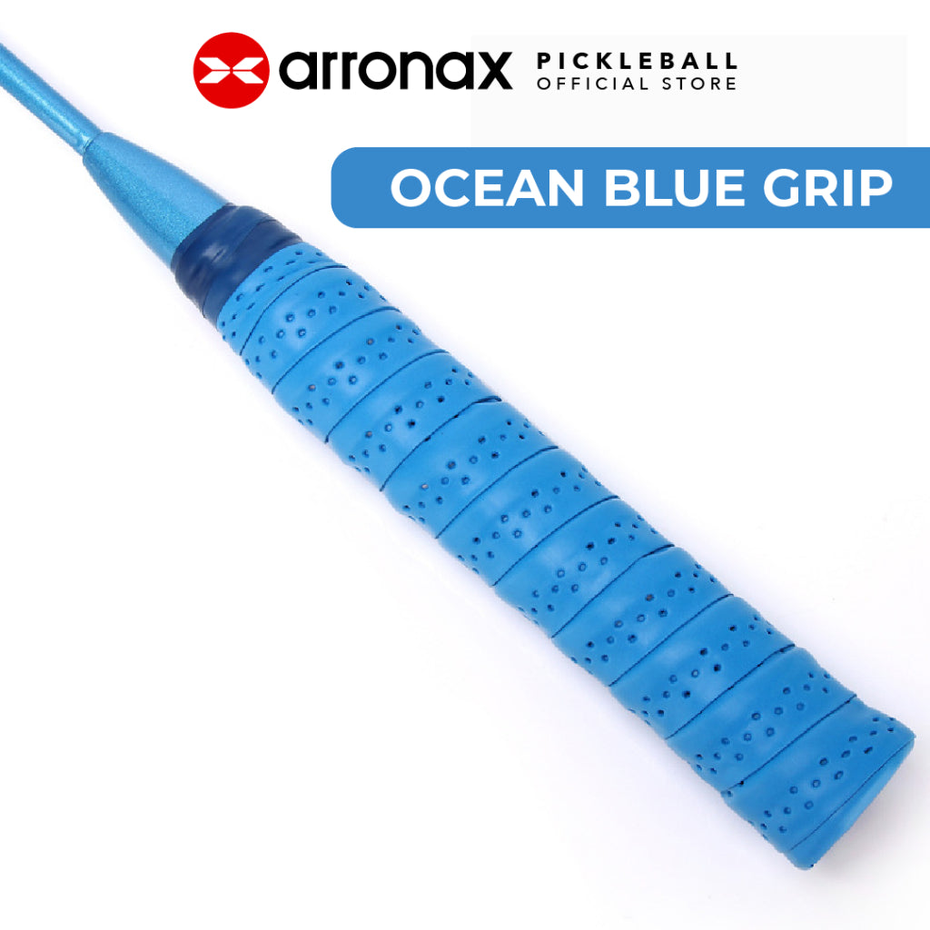 Arronax Premium PU Leather Pickleball Grip Sweat-Absorbing Non-Slip Ribbed for Superior Comfort