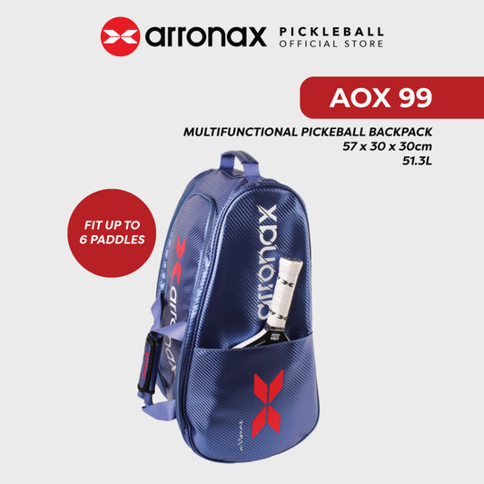 ARRONAX AOX99 Pickleball Backpack - Carbon PU Insulated, Multifunctional Dual-Shoulder Design for Men and Women