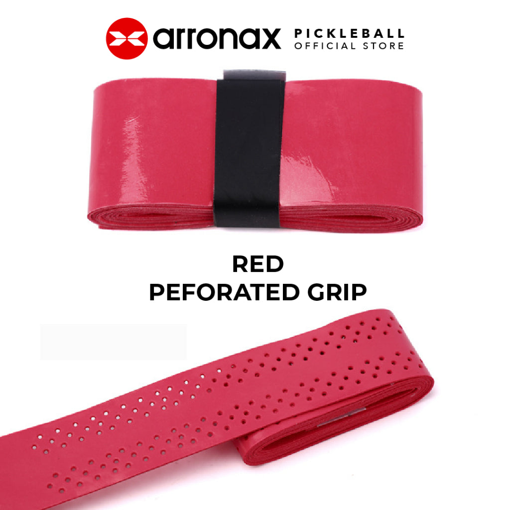 Arronax Premium PU Leather Pickleball Grip Sweat-Absorbing Non-Slip Ribbed for Superior Comfort