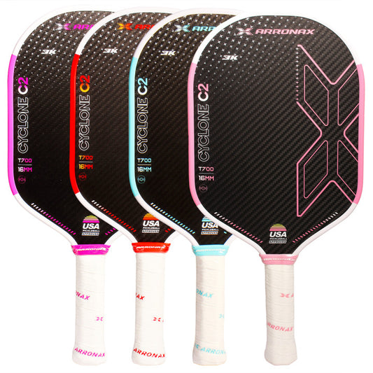 ARRONAX Cyclone C2 Thermoformed 3K Carbon Pickleball Paddle - Spin & Attack 16mm